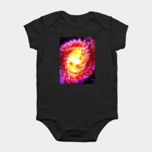 Spiral Galaxy M83, Hubble Space Telescope Baby Bodysuit